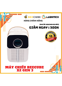(Giá Hủy Diệt) Máy Chiếu Mini BEECUBE X2 MAX GEN 3 Hệ Điều Hành Android Kết nối Điện thoại Full HD 1080 – Hàng Chính Hãng