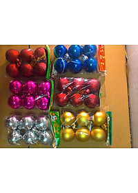 Quả châu treo cây thông noel - Châu mờ đẹp lung linh, có nhiều size để lựa chọn
