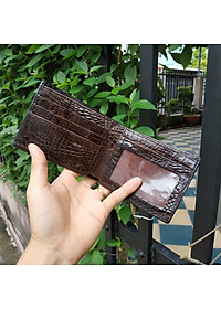 Bóp Nam Da Cá Sấu Thật 2 Mặt. GÙ CÁ SẤU NGUYÊN CON LỚN SIÊU ĐẸP