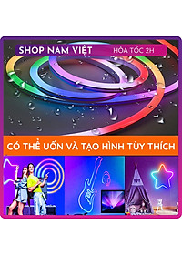 Dây Led Neon RGB Đuổi 5V Điều Khiển Remote và App Điện Thoại