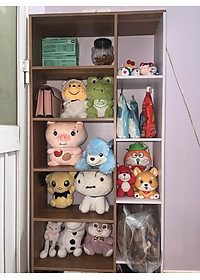 Kệ Sách Đứng Phong Cách Bắc Âu 6 Tầng Sang Trọng, Phù Hợp Với Mọi Ngôi Nhà, Bền Và Đẹp Chất Gỗ MDF Dày 12MM Kích Thước 130x60x17CM