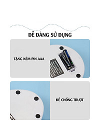 Cân Tiểu Ly Điện Tử Mini Nhà Bếp Cân Thực Phẩm Loại 5Kg Tiện Lợi Cân Tiểu Ly Điện Tử Nhà Bếp Mini Làm Bánh Đồ Ăn Nguyên Liệu Chính Xác Cao Tặng Kèm Pin