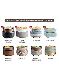 Máy khuếch tán hương thơm 2 trong 1 Yankee Candle - Chevron