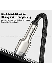 Cáp sạc nhanh PD20W truyền dữ liệu Baseus Metal Data Type-C sang iPhone ( 2 size ) - Hàng chính hãng