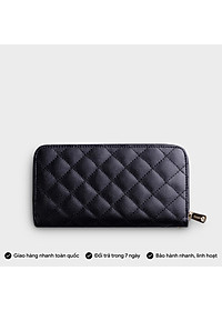 Ví Yuumy ( Thời trang nữ họa tiết caro - Ví da Seasand YV74 )