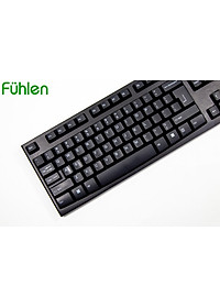 Bàn phím không dây Gaming/ Văn phòng Fuhlen L411w- Tuổi thọ 20 triệu lần nhấn, BH 2 năm,Tặng kèm pin- Hàng chính hãng