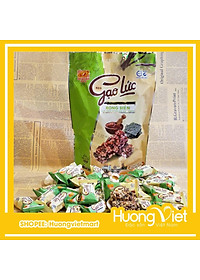 Đặc Sản Sóc Trăng - Kẹo Gạo Lức Rong Biển Giòn Tan Tân Huê Viên 200G, Kẹo Gạo Lứt Sóc Trăng, Thanh Gạo Lức Rong Biển