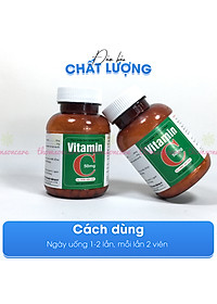 Vitamin C 50mg lọ 1000 viên nén - Bổ sung Vitamin C cho cơ thể, tăng cường sức đề kháng, giảm chảy máu cam