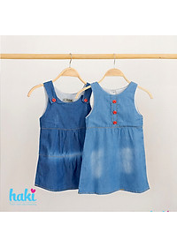 Váy bò cho bé gái - Denim 2 cúc