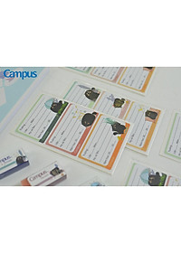 Nhãn vở Campus Meow NT-MEO-18 (18 nhãn/túi)