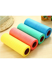 Combo 5 cuộn giấy lau đa năng loại đẹp,giấy lau, đồ dùng phòng bếp, vệ sinh nhà cửa ( giao mầu ngẫu nhiên)