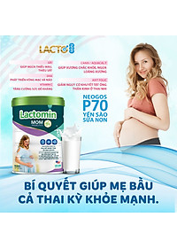 Sữa bầu Lacto Fiber Mom 900g- Hấp thụ, Tiêu hóa, dễ uống