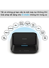 Máy khử mùi, lọc không khí trên xe ô tô Philips GP5201- Hàng nhập khẩu