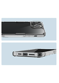 Ốp trong suốt chống sốc viền dẻo lưng cứng dành cho iPhone 13/ 13 Pro/ 13 Pro Max hiêu Nillkin Nature Pro - Hàng chính hãng
