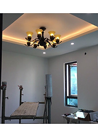 Đèn chùm CELO phong cách cổ điển Bắc Âu (Loại 8 bóng)