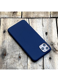 Ốp lưng dẻo mỏng màu xanh dương dành cho iPhone  11 Pro Max - Hàng chính hãng