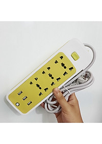 Ổ Điện Đa Năng Chống Giật 3 Cổng USB và 6 Ổ Cắm Thông Minh- Tiện Lợi-An Toàn- Hàng Loại 1-Chính Hãng MINIINN