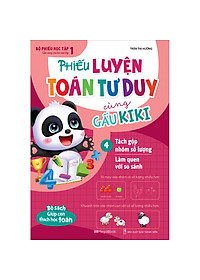 Combo 5 Cuốn: Phiếu Luyện Toán Tư Duy Cùng Gấu Kiki