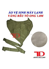 Áo vệ sinh máy lạnh cao cấp vải tổ ong dùng cho loại máy từ 1HP đến 3HP, áo vệ sinh máy lạnh 1.8m, áo vệ sinh loại trơn