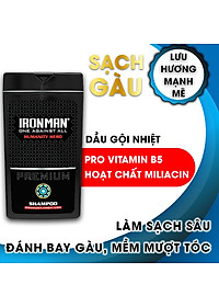 Combo 3 chai tắm gội 2in1 Iroman hương nước hoa cho nam thơm lâu ngăn giàu giảm rụng  705G