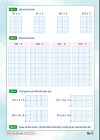 Combo Bài Tập Hằng Ngày Toán, Tiếng Việt Lớp 3 - Kết Nối Tri Thức - Học kì 1