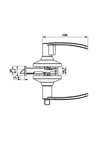 KHOÁ TRÒN GẠT 2 CHỨC NĂNG DIY HAFELE 489.10.820