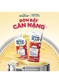Thùng SBPS Nutifood GrowPLUS+ Suy Dinh Dưỡng Ít đường - Tăng Cân, Tăng Chiều Cao (48 Hộp x 180ml)