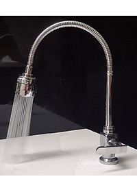 Vòi rửa chén lạnh cần lò xo Đồng mạ Chrome Eurolife EL-RC01 (Trắng bạc)