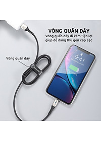 Cáp sạc iphone Baseus Horizontal sạc nhanh 2.4A và dây sạc truyền dữ liệu tốc độ cao bọc dù cho iP / iPad - hàng chính hãng