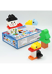 Đồ chơi Ghép Hình Duka 4 Mùa - Mùa Đông 24 Chi Tiết DK81077