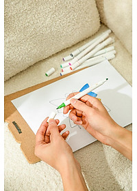 Hộp Bút 36 Màu Deli Sketch Marker - Phiên Bản Sơn Tùng M-TP Giới Hạn - Deli C185-36