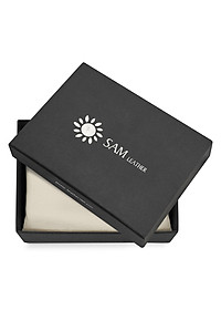 Bóp nam / Ví nam SAM Leather da bò nhập khẩu kiểu dáng ngang cao cấp sang trọng - Ví da Saffiano Leather102