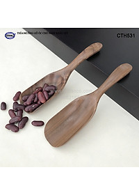 Thìa/Muỗng xúc trà gỗ Óc Chó (15cm) CTH531 - Dùng xúc cafe, xúc gia vị, ăn uống sạch, decor trang trí