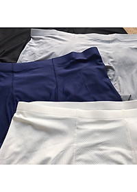 Quần lót nam boxer thun lạnh, sịp đùi nam lưới thoáng mát, quần lót nam thun lạnh cạp nhỏ thiết kế đơn giản QLW0601