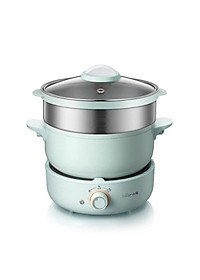 Nồi Điện Đa Năng BEAR SB-NL25L - Đế Rời Đun Sôi Siêu Nhanh Chiên Xào Hấp Dung Tích 2.5 Lít Công Suất 1000 W - Hàng Chính Hãng