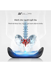 Đệm Mông Công Thái Học Cao Su Non Gối Ngồi Thoáng Khí Đệm Lót Ghế Văn Phòng Ô Tô Xe Hơi- Sairui