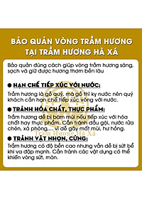 Vòng tay trầm hương mix hoa sen tốc đeo tay nam nữ phong thủy may mắn bình an tài lộc Trầm Hương Hà Xá