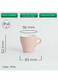 Ly sứ Origami Espresso Cup 90ml uống trà cà phê