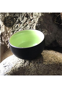 Bộ Ấm Chén Trà Đạo Gốm Tử Sa Bát Tràng Đắp Nổi Hoa Phù Dung Dáng Thủy Bình Dung Tích 400ml (Bộ Ấm Chén) ATSML 02.2