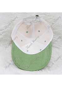 Nón kết vải nhung vá mỏ kết 2 màu độc đáo thêu số 1985 Xin shang