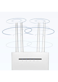 Bộ phát wifi từ sim 4G Pixlink CPE T901 Pro , router wifi 4 râu tốc độ cao  300Mbps, phủ sóng rộng, tích hợp 4 cổng WAN/LAN tiện dụng, phù hợp với tất cả các loại sim ở VN - Hàng Chính Hãng / Hàng Nhập Khẩu