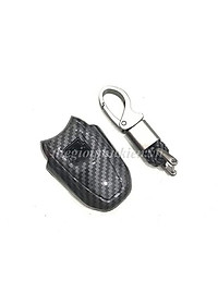 Ốp chìa khóa Carbon Peugeot 3008, Peugeot 5008 kèm móc đeo INOX