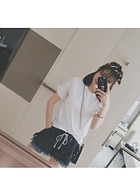 Băng đô turban nữ bản to dạng dây buộcTB32B đỏ xanh trắng