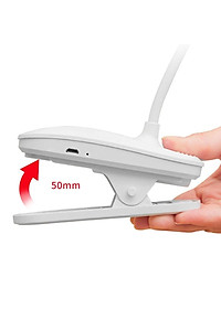 Đèn Học Để Bàn Đọc Sách Tích Điện Đèn Kẹp Bàn Học Giá Sách Bảo Vệ Mắt 3 Màu Ánh Sáng Khác Nhau Bóng Led Không Nóng Xoay 360 Độ - Hàng Nhập Khẩu