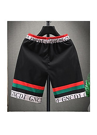 Quần short đùi GNCDI thời trang nam cao cấp TC với họa tiết in con ong và họa tiết sọc trên ống quần hợp thời trang-k021