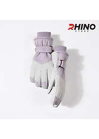 Găng tay, bao tay mùa đông lót lông cừu Rhino G701 giữ ấm, chống gió