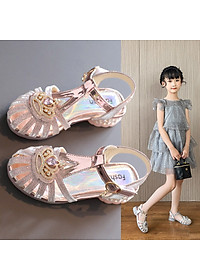 Giày dép sandal công chúa elsa cho bé gái size 26-36 hàng Quảng Châu cao cấp