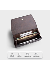 Ví Lata ( Thời trang nữ dáng cầm tay dáng dài - Ví da VN67 )