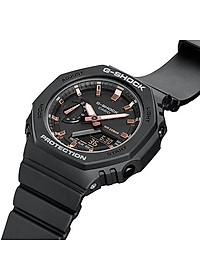 Đồng hồ nữ Casio G-Shock GMA-S2100-1ADR size nhỏ lõi Carbon | GMA-S2100-1A nữ
