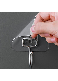 Móc Dán Tường Treo Đồ Đa Năng KUNBE Thiết Kế Móc Dạng Lưỡi Câu To Chắc Chắc